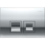 Pulsador serie Geberit Delta25 para doble descarga: Cromado brillante